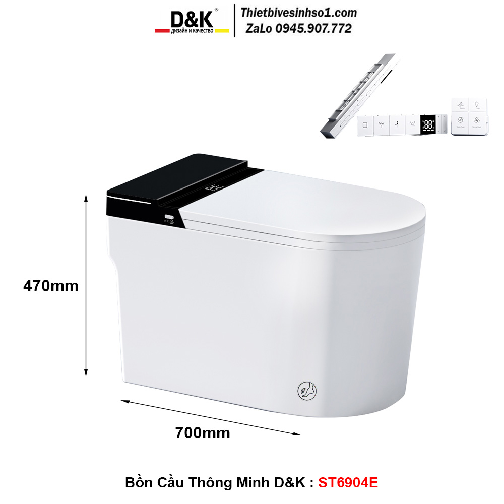 Bồn Cầu Thông Minh D&K ST6904E