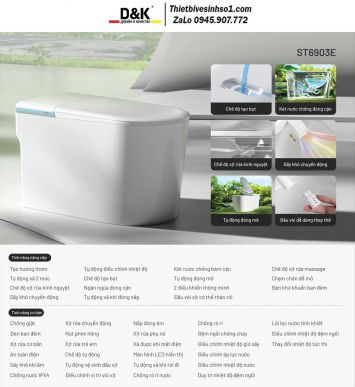 Bồn Cầu Thông Minh D&K ST6903E