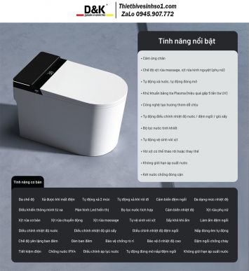 Bồn Cầu Thông Minh D&K ST6904E