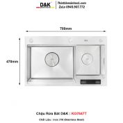 Chậu Rửa Bát D&K KO7847T