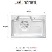 Chậu Rửa Bát D&K KS7548T