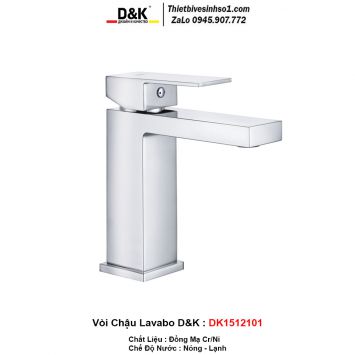 Vòi Chậu Lavabo D&K DK1512101