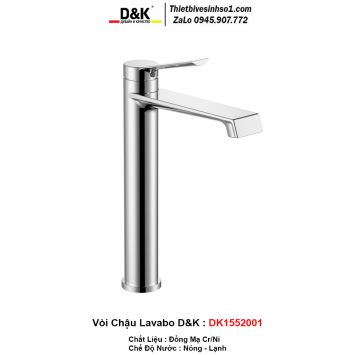 Vòi Chậu Lavabo D&K DK1552001