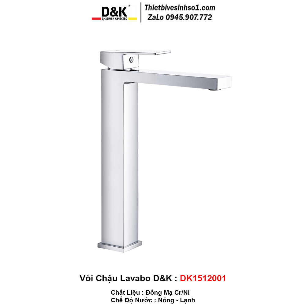 Vòi Chậu Lavabo D&K DK1512001