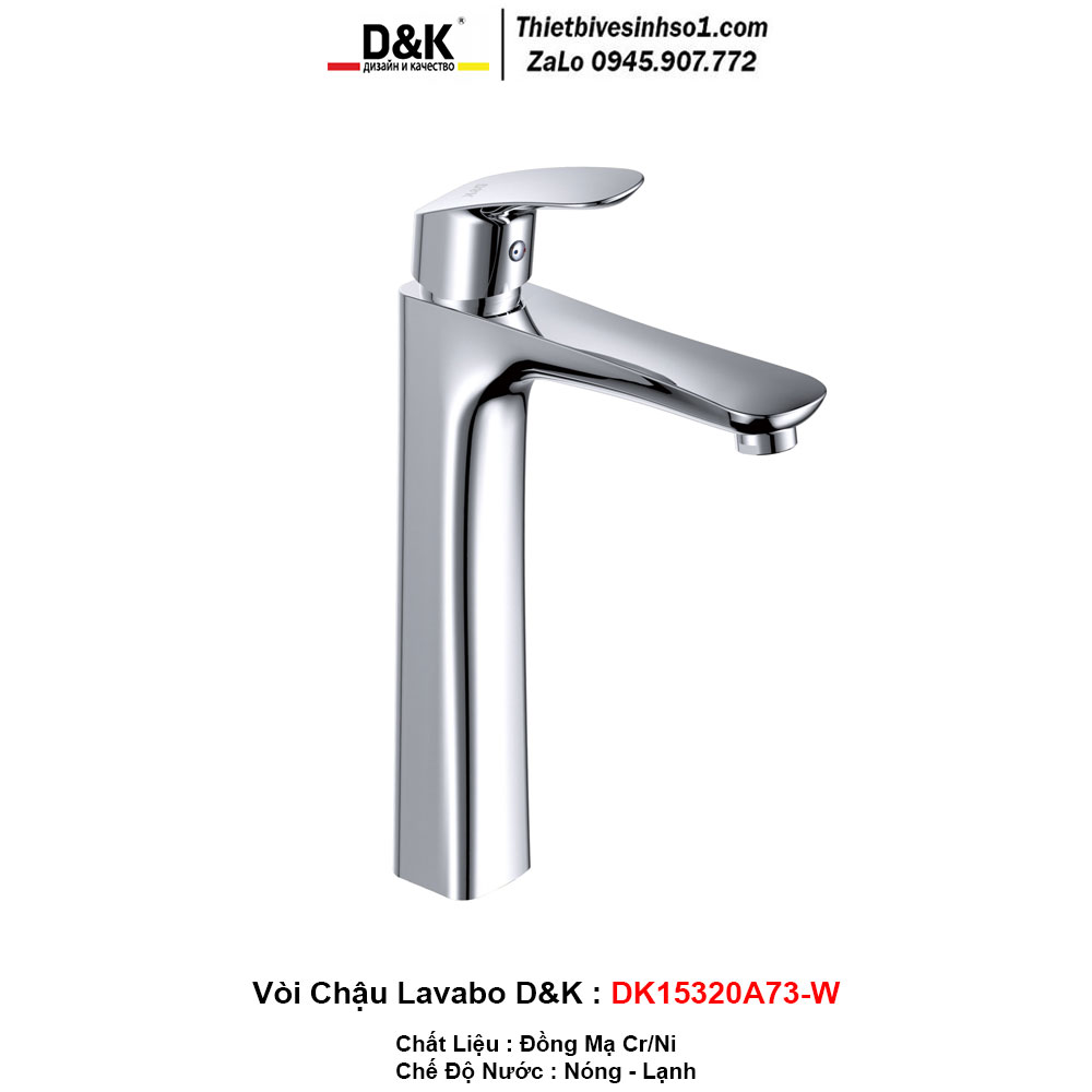 Vòi Chậu Lavabo D&K DK15320A73-W