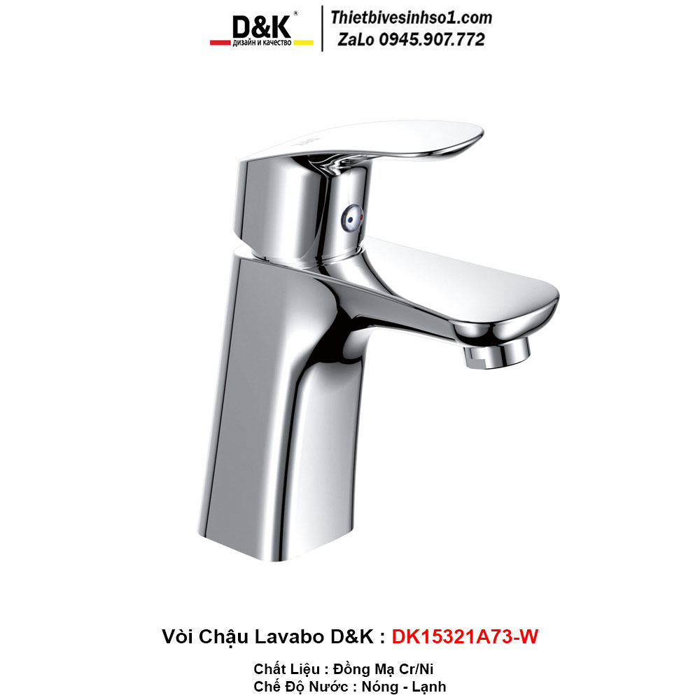 Vòi Chậu Lavabo D&K DK15321A73-W