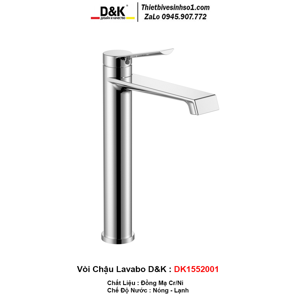 Vòi Chậu Lavabo D&K DK1552001