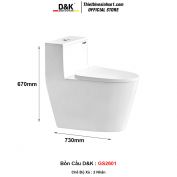 Bồn Cầu D&K GS2601