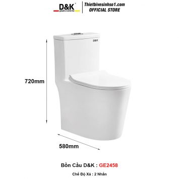 Bồn Cầu D&K GE2458