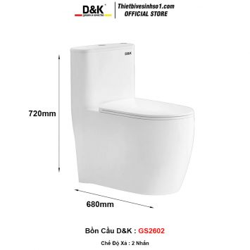 Bồn Cầu D&K GS2602