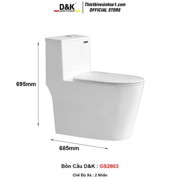 Bồn Cầu D&K GS2603