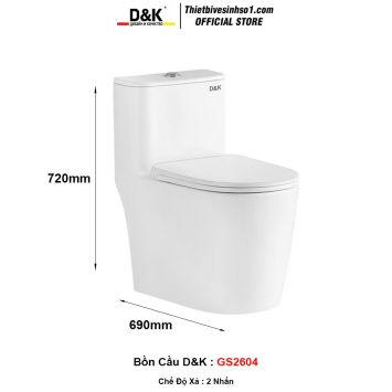 Bồn Cầu D&K GS2604