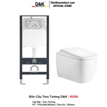Bồn Cầu D&K W206
