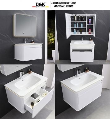 Bộ Tủ Chậu D&K LC25S-80