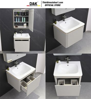 Bộ Tủ Chậu D&K LC8020-60