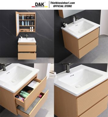 Bộ Tủ Chậu D&K LCW9272-60