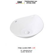 Chậu Lavabo Đặt Bàn D&K L33