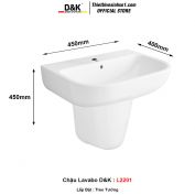 Chậu Lavabo D&K L2201