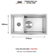 Chậu Rửa Bát D&K KS8146U