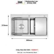 Chậu Rửa Bát D&K KS8651T