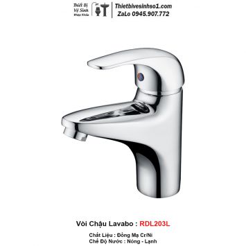 Vòi Lavabo Nóng Lạnh RDL203L