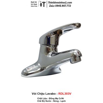 Vòi Lavabo Nóng Lạnh RDL303V