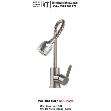 Vòi Rửa Bát Cần Mềm RDL812M