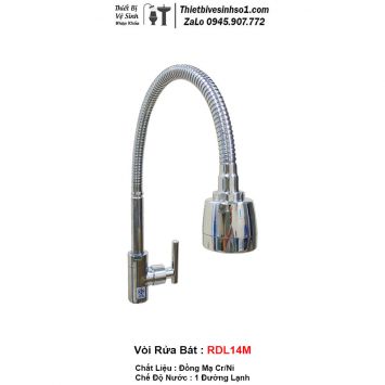 Vòi Rửa Bát 1 Đường Lạnh RDL14M