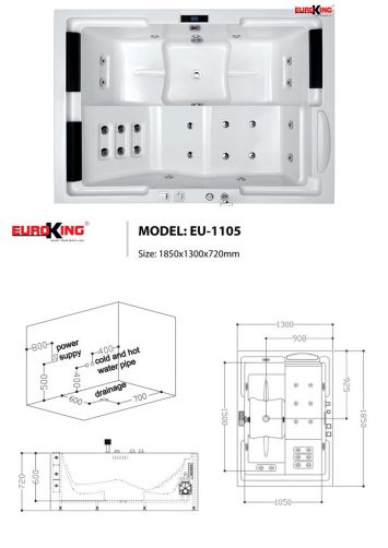 Bồn Tắm Euroking EU-1105