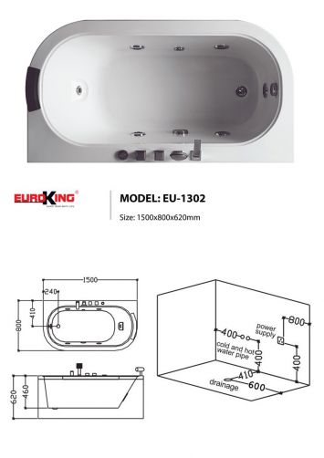 Bồn Tắm Euroking EU-1302