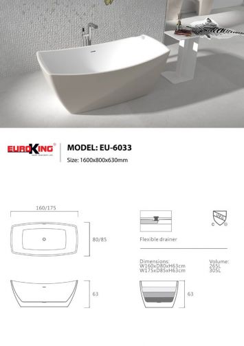 Bồn Tắm Euroking EU-6033