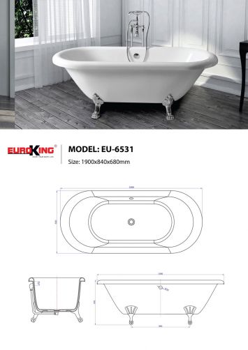 Bồn Tắm Euroking EU-6531