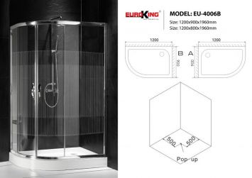 Phòng Tắm Vách Kính Euroking EU-4006