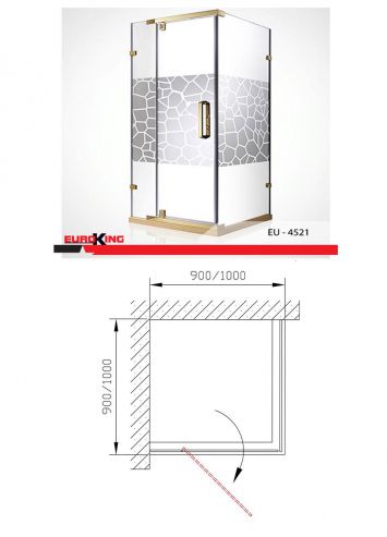 Phòng Tắm Vách Kính Euroking EU-4521