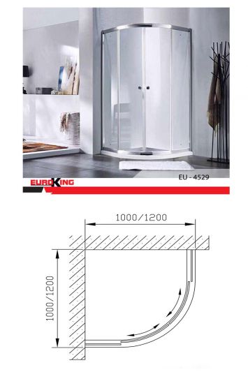 Phòng Tắm Vách Kính Euroking EU-4529