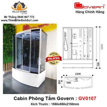 Cabin Tắm Govern GV0107