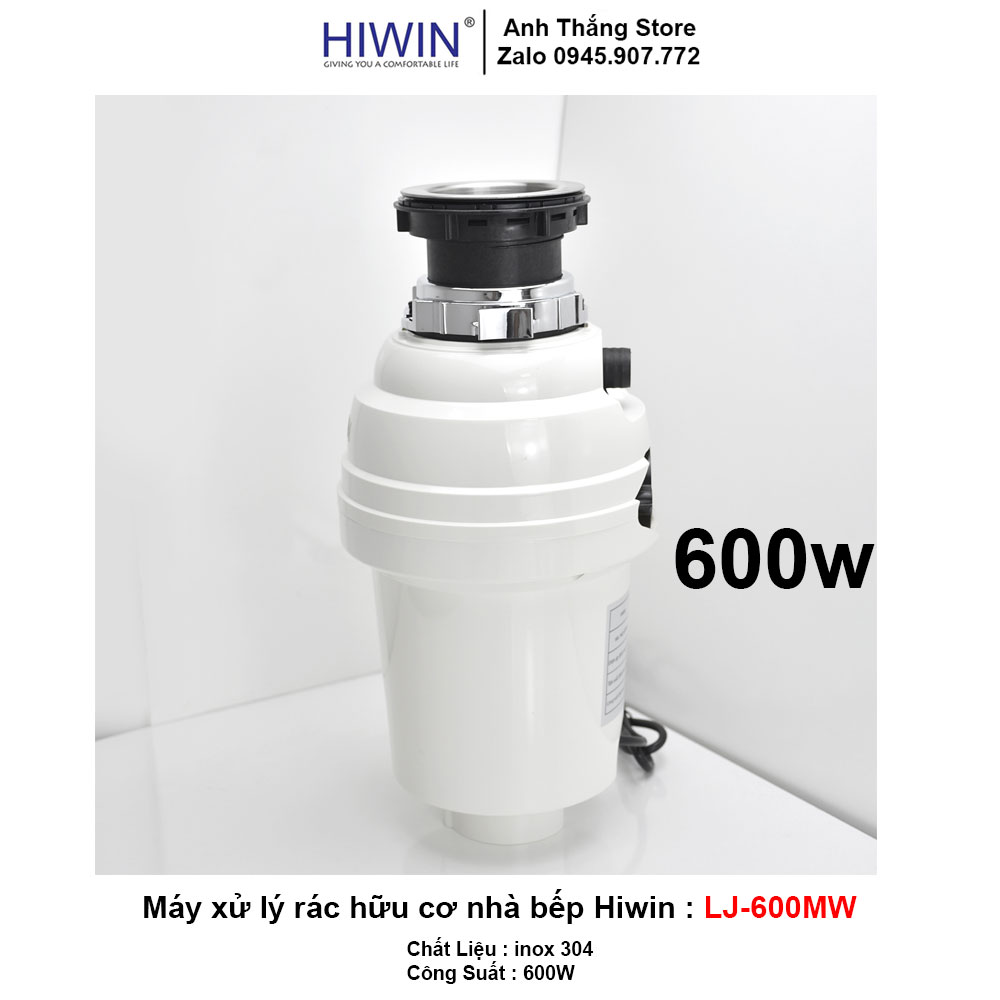 Máy Xử Lý Rác Hữu Cơ Nhà Bếp Hiwin LJ-600MW