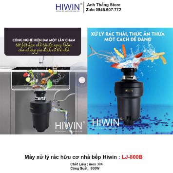 Máy Xử Lý Rác Hữu Cơ Nhà Bếp Hiwin LJ-800B