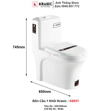 Bồn Cầu Krasic K8051