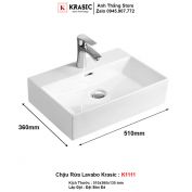 Chậu Lavabo Krasic K1111