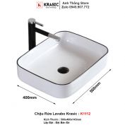 Chậu Lavabo Krasic K1112