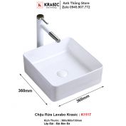 Chậu Lavabo Krasic K1117