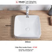 Chậu Lavabo Krasic K1348