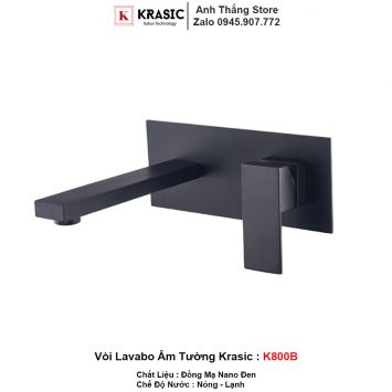 Vòi Lavabo Âm Tường Krasic K800B