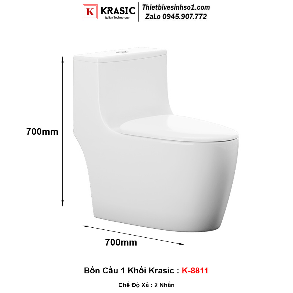 Bồn Cầu Krasic K-8811