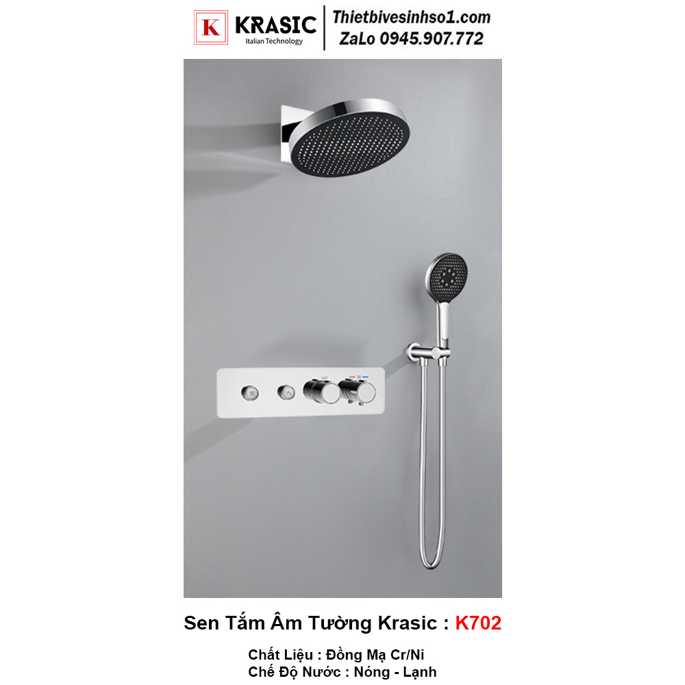 Sen Tắm Âm Tường Krasic K702