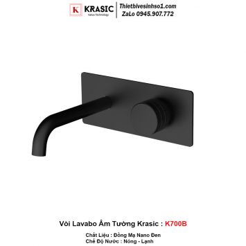 Vòi Lavabo Âm Tường Krasic K700B