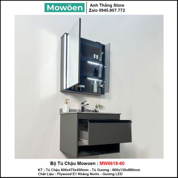 Bộ Tủ Chậu Mowoen MW6618-60