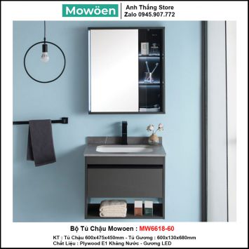 Bộ Tủ Chậu Mowoen MW6618-60