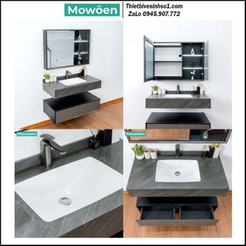 Bộ Tủ Chậu Mowoen MW6630-100SB